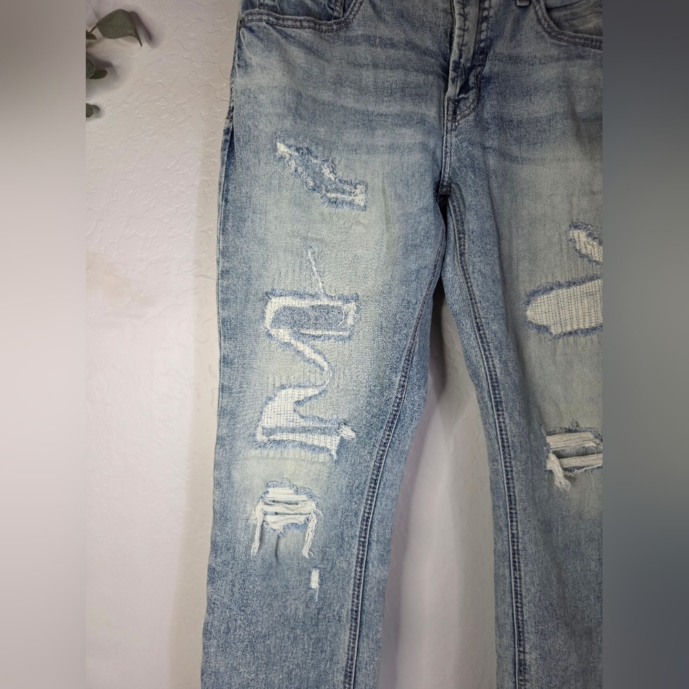 Departwest Seeker Taper Men's Distressed Light Blue Jeans Size 32x34 - Picture 6 of 10